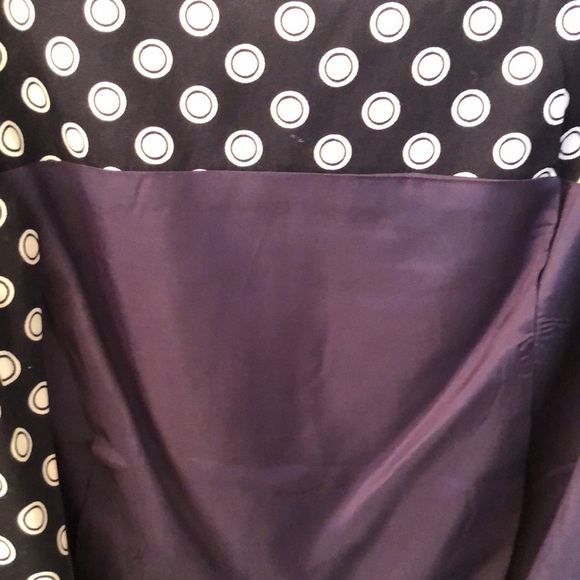 Esprit Navy & White Polka dotted Tailored Mini dress ~ size 3/4 - Picture 9 of 10